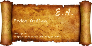 Erdős Azálea névjegykártya